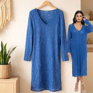 🛍️ HOUSE OF HARLOW REVOLVE powder, blue cut out cover-up size small medium